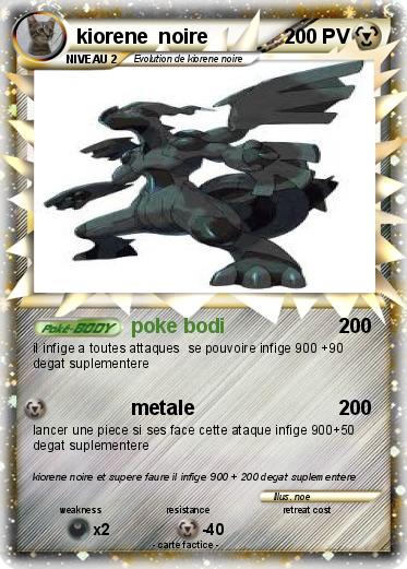 Pokemon kiorene  noire