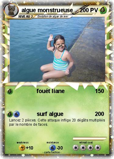 Pokemon algue monstrueuse