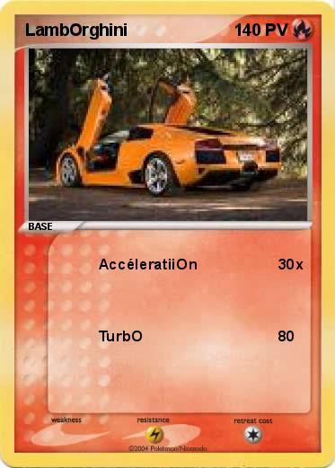 Pokemon LambOrghini 
