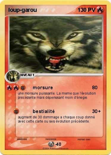 Pokemon loup-garou