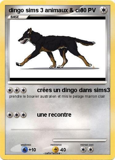Pokemon dingo sims 3 animaux & cie