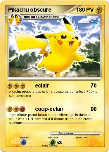 Pokemon Pikachu obscure
