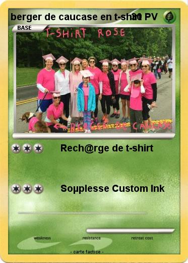 Pokemon berger de caucase en t-shirt