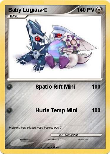 Pokemon Baby Lugia