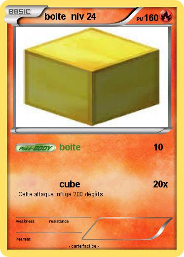 Pokemon boite  niv 24