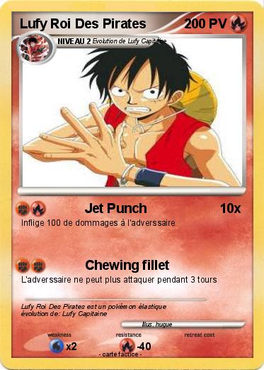 Pokemon Lufy Roi Des Pirates