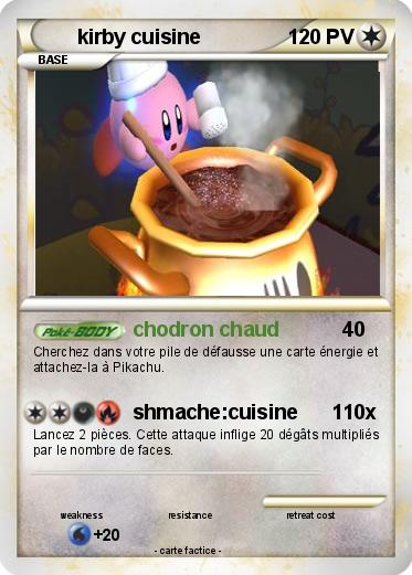 Pokemon kirby cuisine