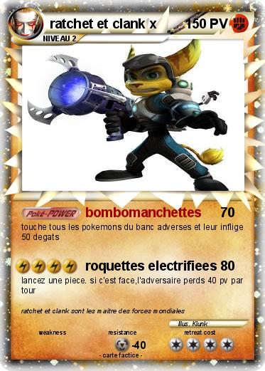 Pokemon ratchet et clank x