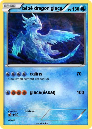 Pokemon bébé dragon glace