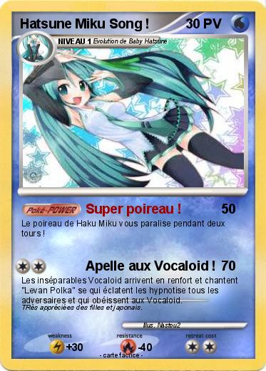 Pokemon Hatsune Miku Song !