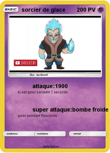 Pokemon sorcier de glace
