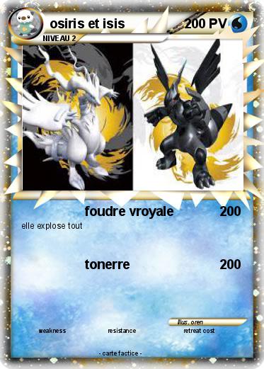 Pokemon osiris et isis