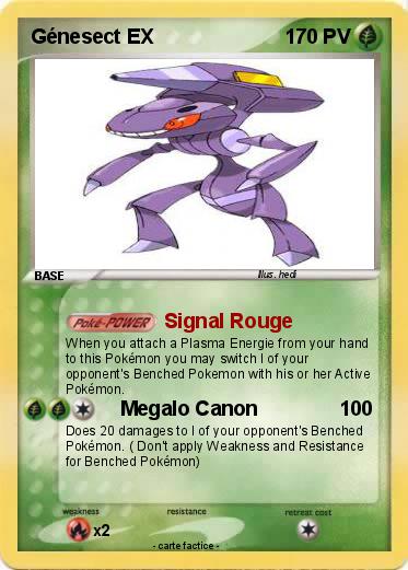 Pokemon Génesect EX