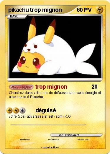 Pokemon pikachu trop mignon