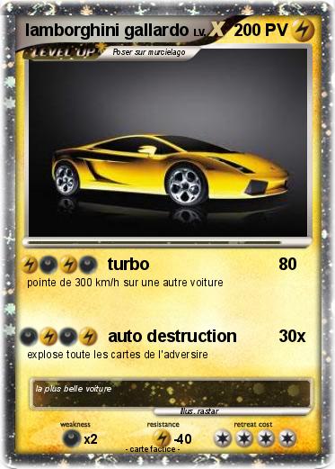 Pokemon lamborghini gallardo
