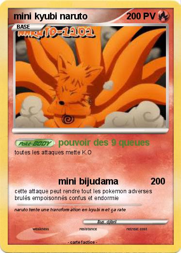 Pokemon mini kyubi naruto
