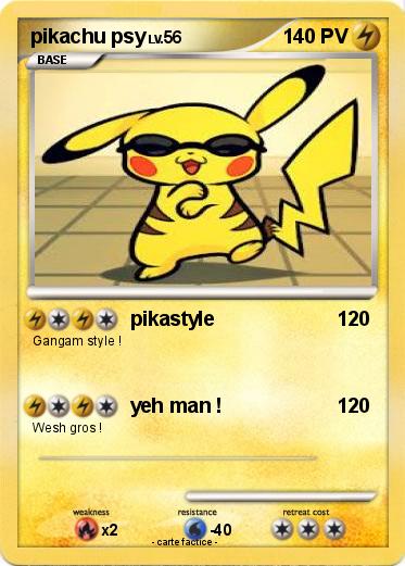 Pokemon pikachu psy