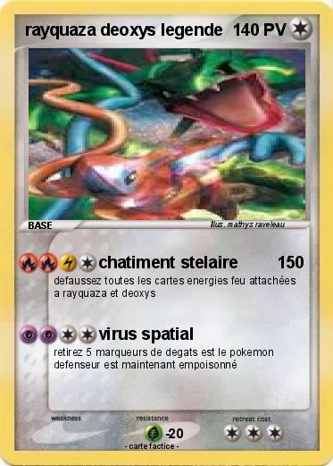 Pokemon rayquaza deoxys legende