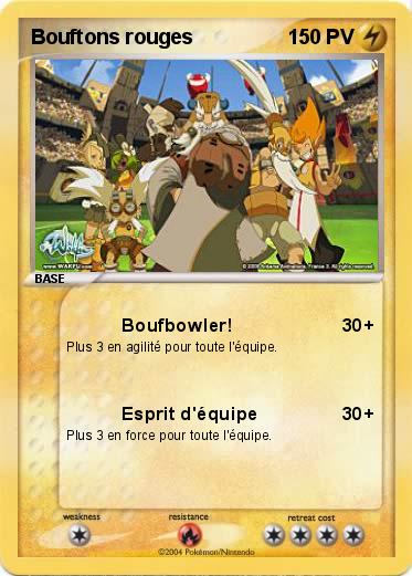 Pokemon Bouftons rouges