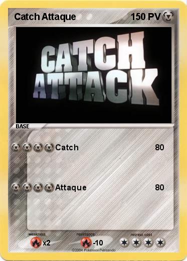 Pokemon Catch Attaque 