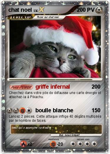 Pokemon chat noel