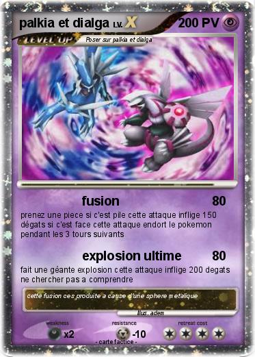 Pokemon palkia et dialga