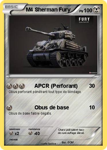 Pokemon M4 Sherman Fury