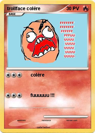 Pokemon trollface colère