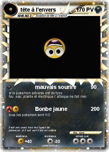 Pokemon tête à l'envers