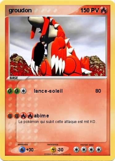 Pokemon groudon