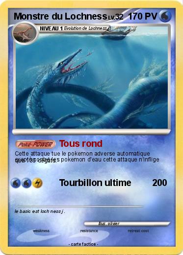 Pokemon Monstre du Lochness