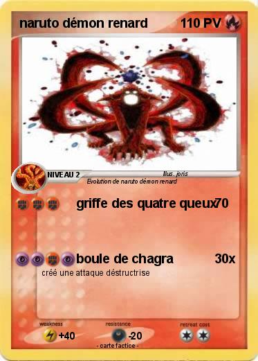 Pokemon naruto démon renard