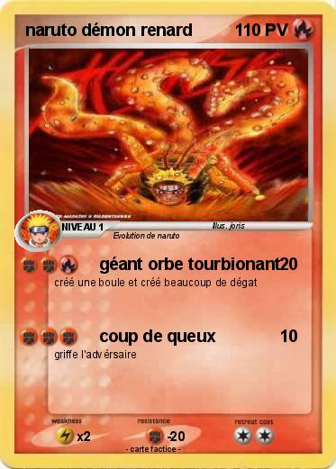Pokemon naruto démon renard