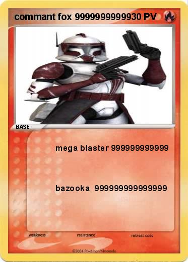 Pokemon commant fox 99999999999