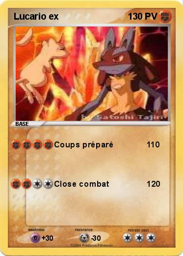 Pokemon Lucario ex