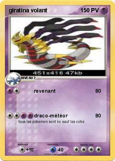 Pokemon giratina volant