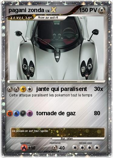 Pokemon pagani zonda
