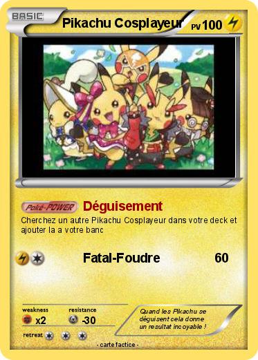 Pokemon Pikachu Cosplayeur