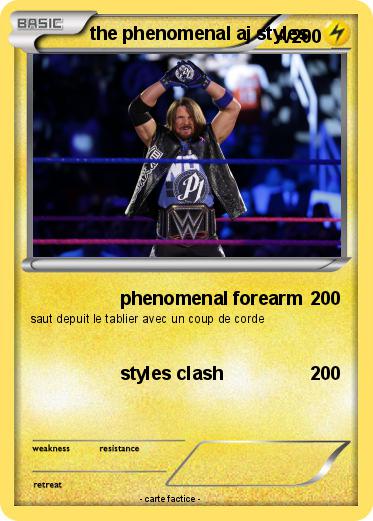 Pokemon the phenomenal aj styles