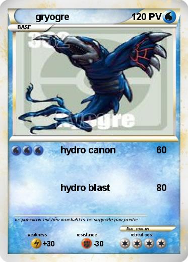 Pokemon gryogre