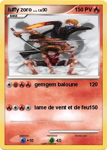 Pokemon luffy zoro ...