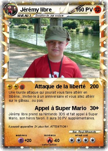 Pokemon Jérémy libre