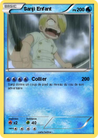 Pokemon Sanji Enfant