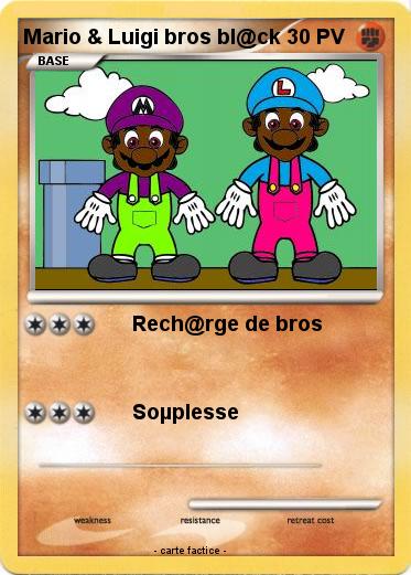 Pokemon Mario & Luigi bros bl@ck