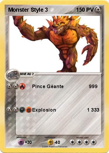 Pokemon Monster Style 3 