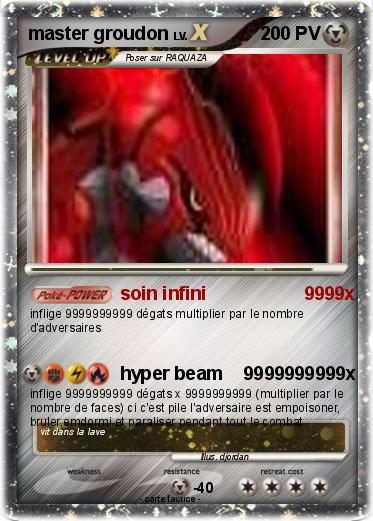 Pokemon master groudon