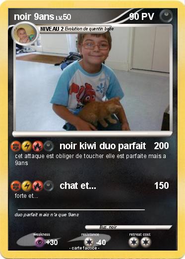 Pokemon noir 9ans