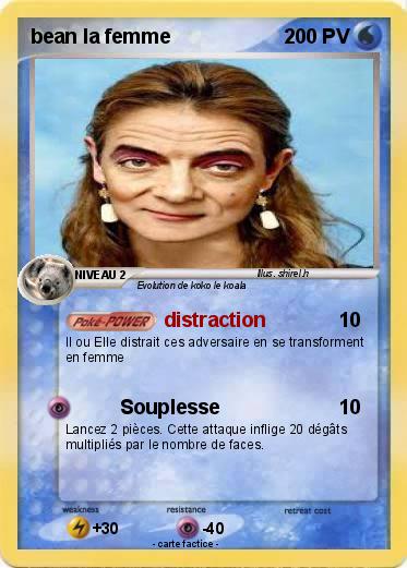 Pokemon bean la femme