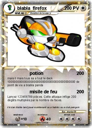 Pokemon blabla  firefox