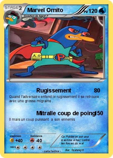 Pokemon Marvel Ornito